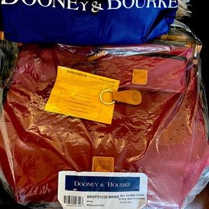 Dooney and Bourke McKenzie Hobo in beautiful Wine